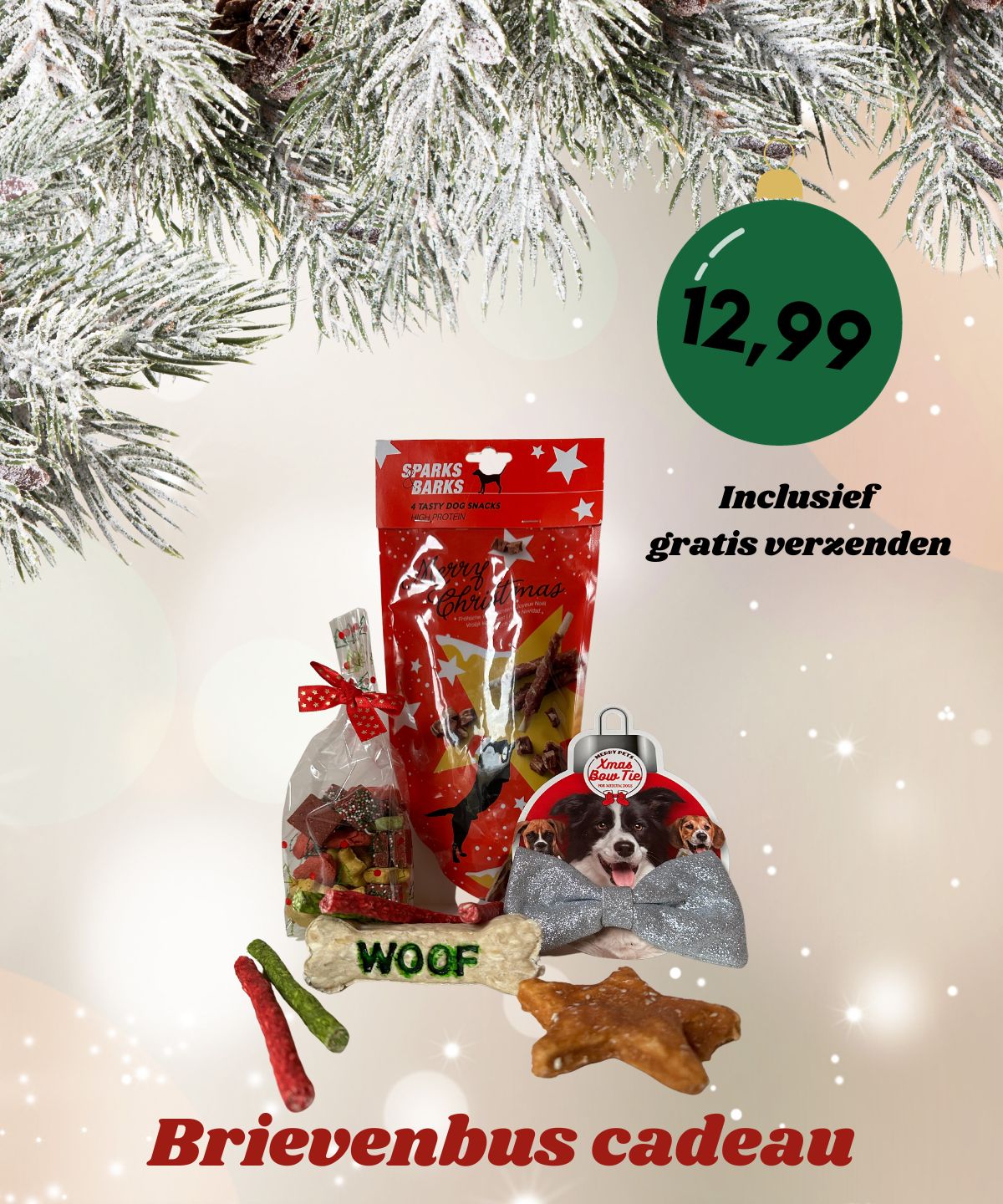 brievenbus cadeau kerst hond
