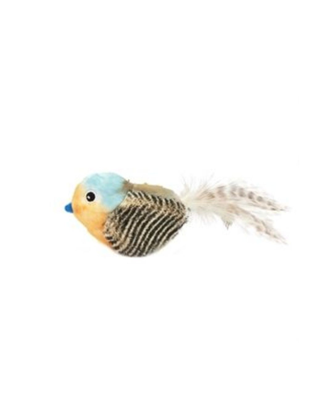Blauwe vogel met geluid