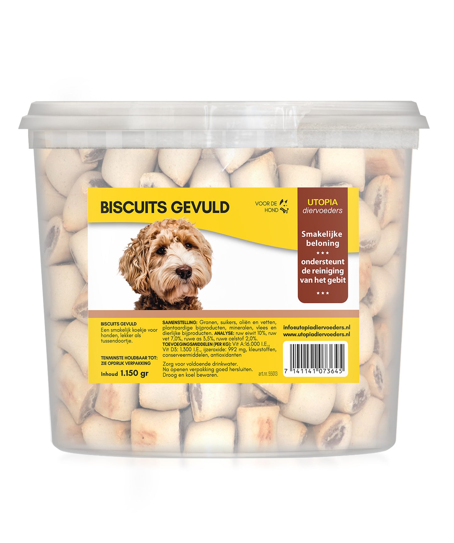 biscuits gevuld mini, Utopia diervoeders