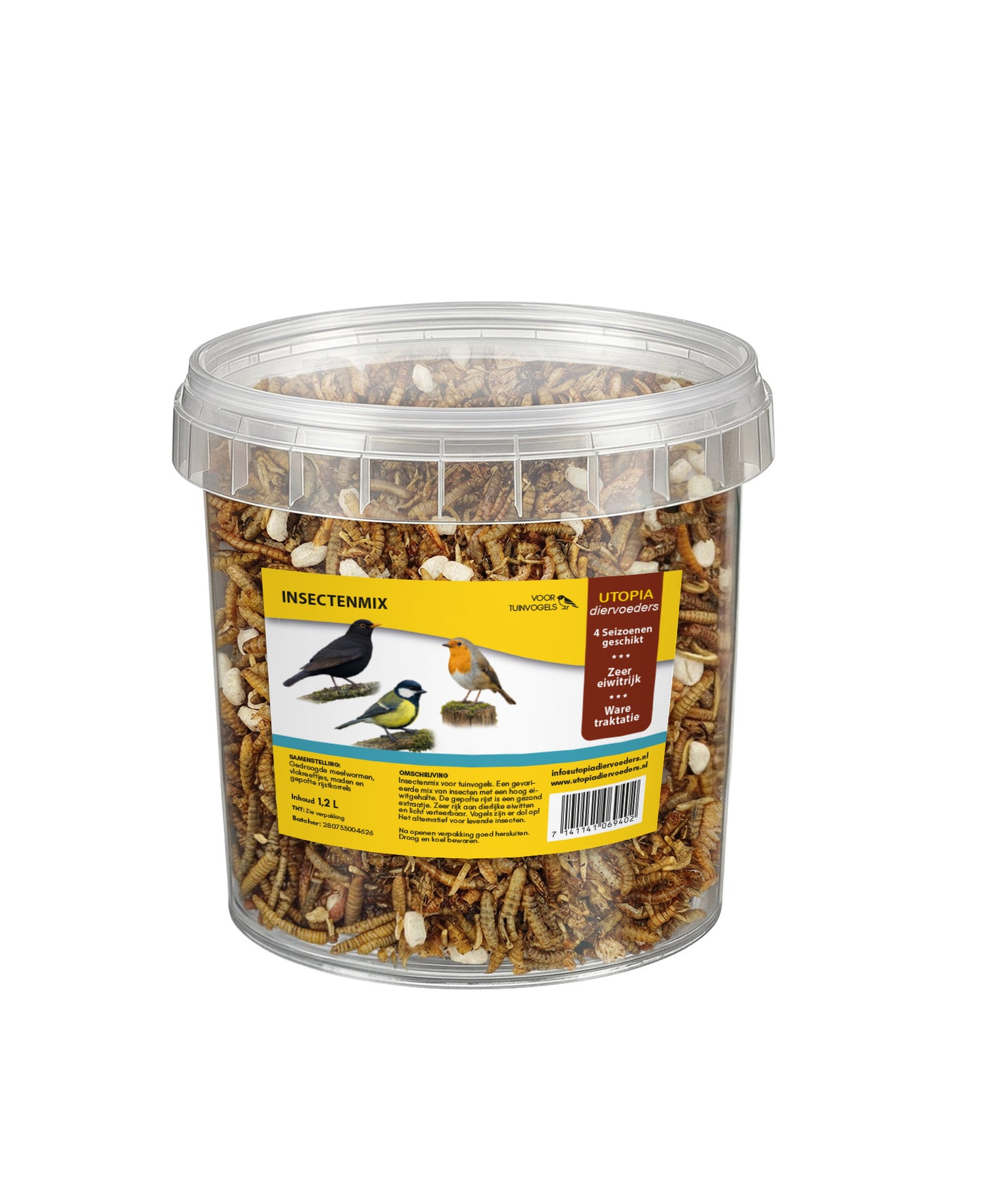 insectenmix voor tuinvogels 1,2 liter