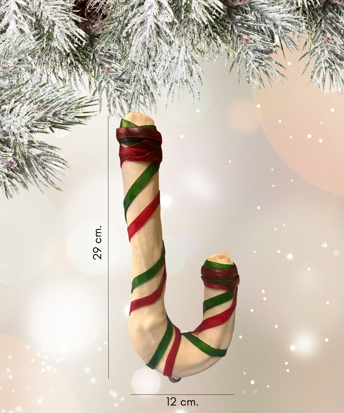 candycane kauwstok kerst hond