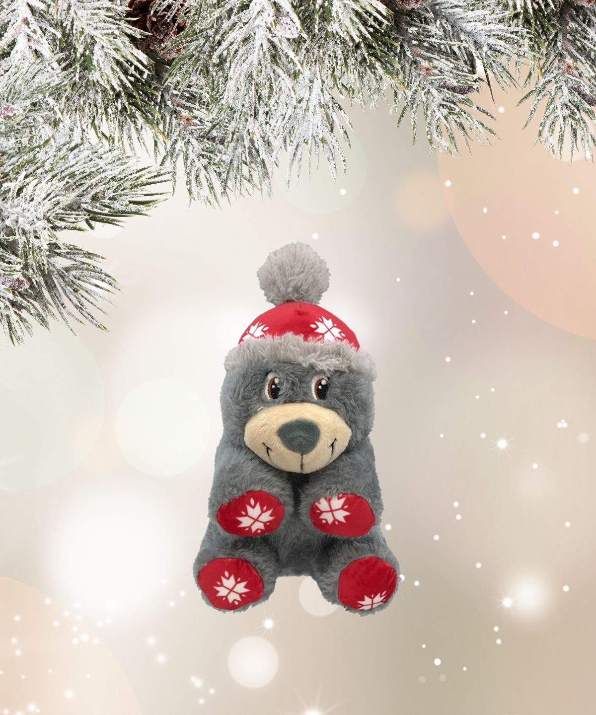 kong knuffel hond kerst beer