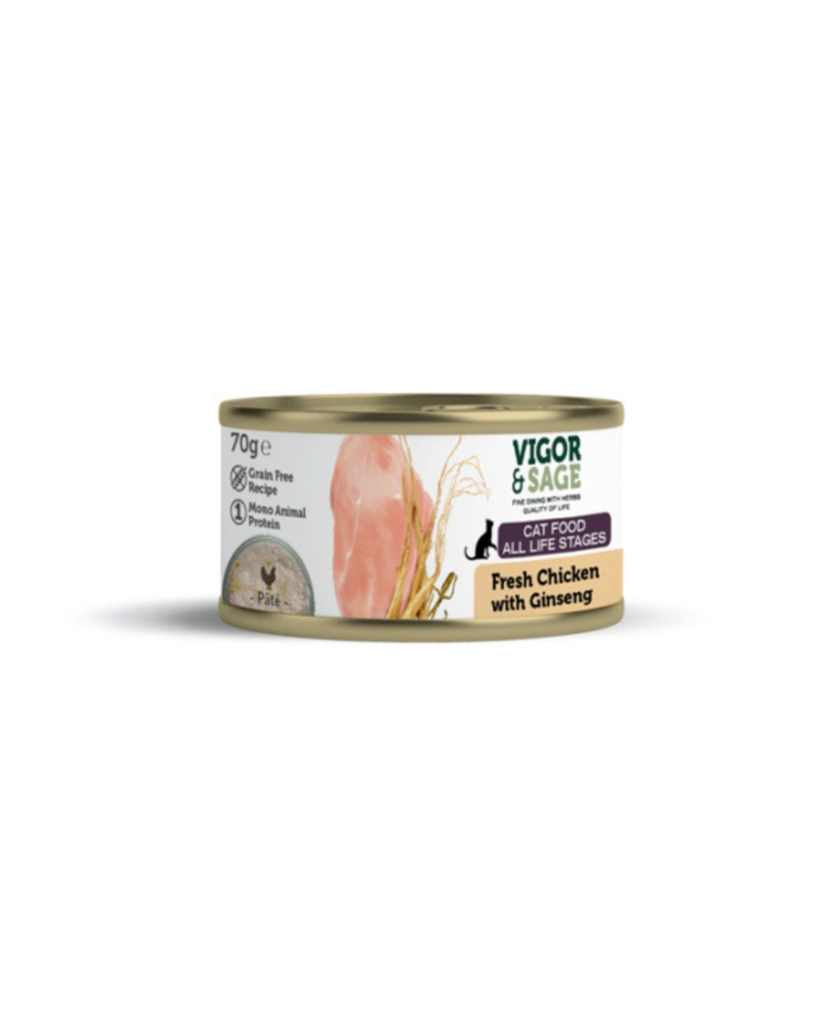 Vigor & Sage Fresh Chicken with Ginseng