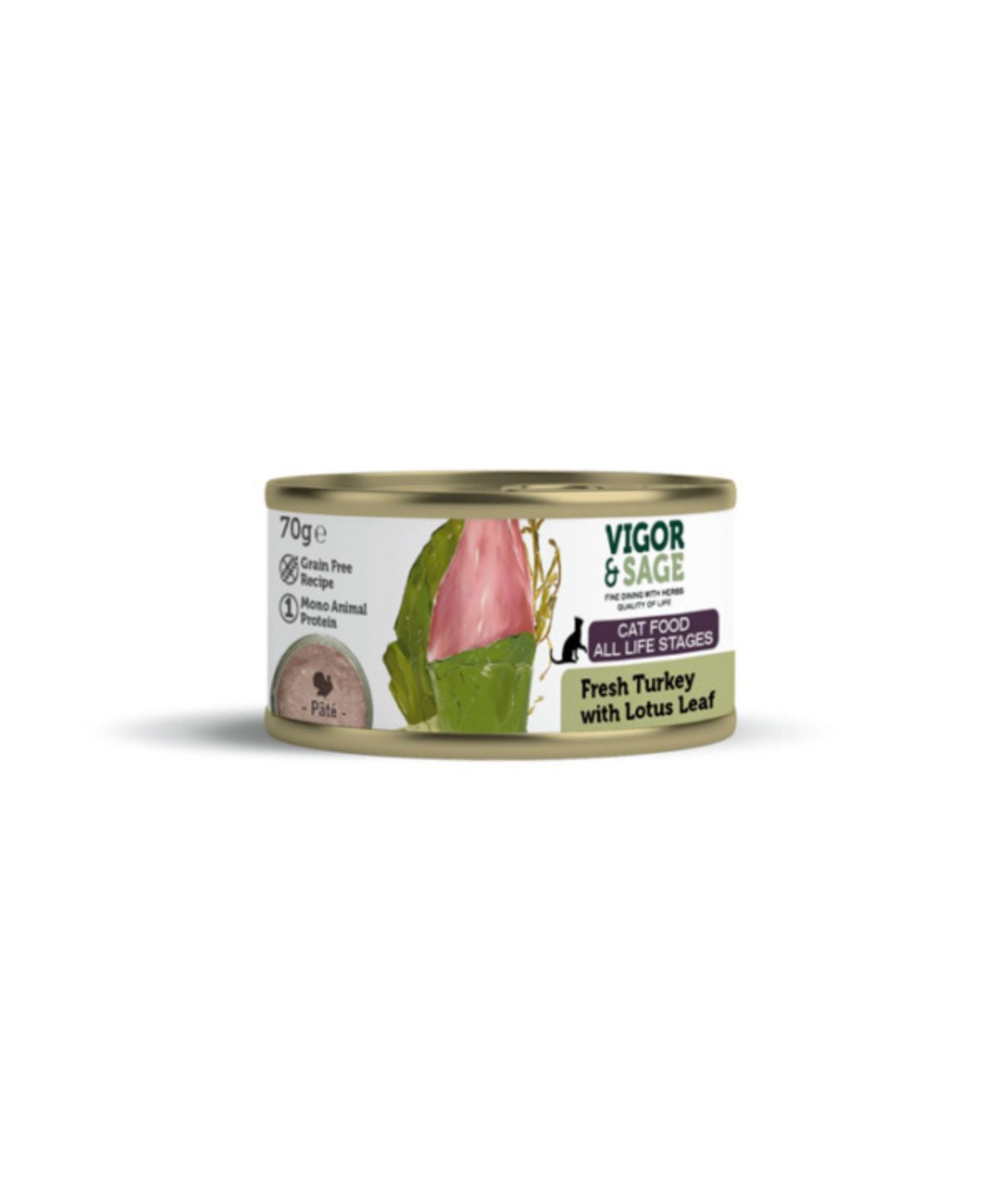 Vigor & Sage Fresh turkey with Lotus Leaf