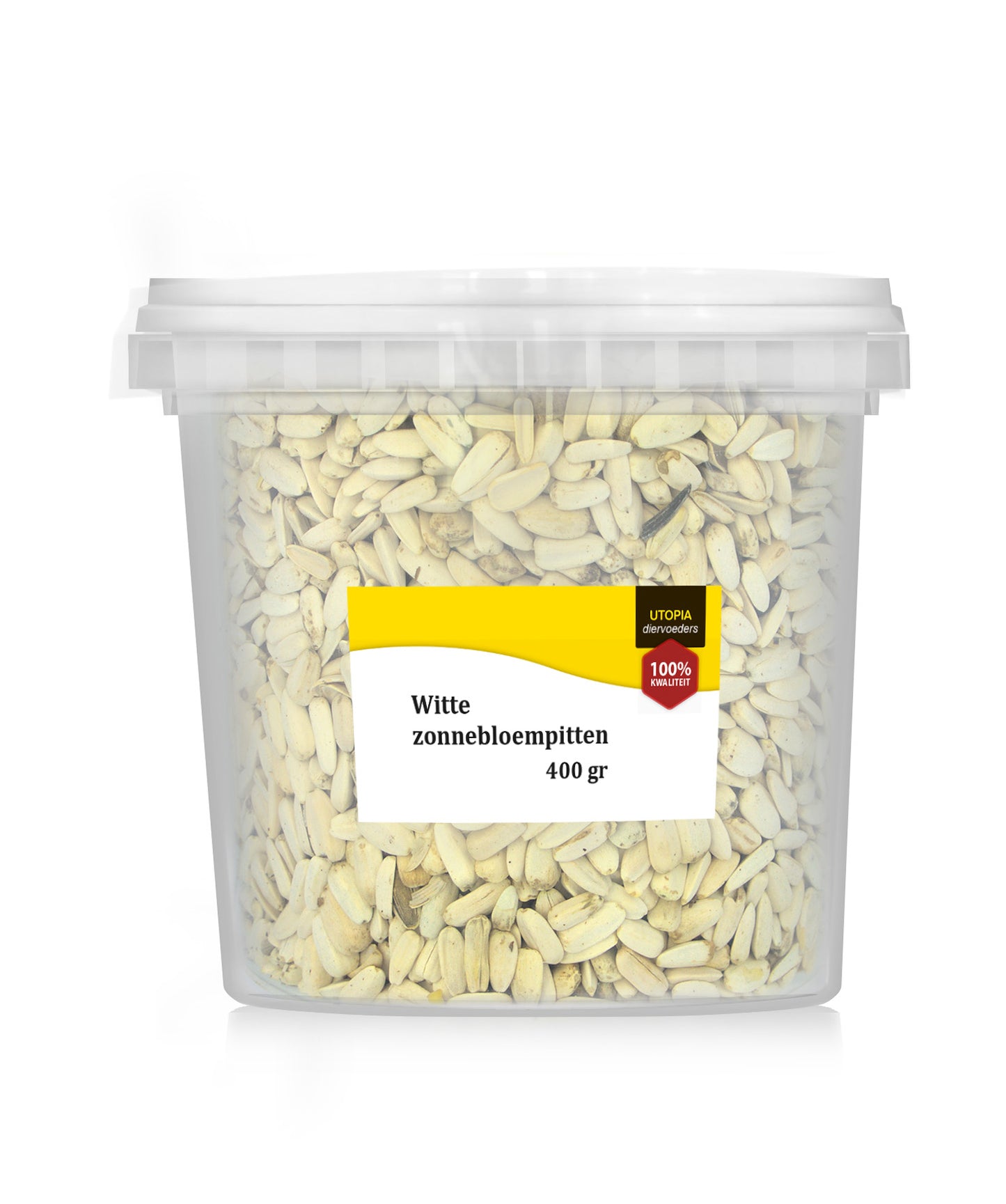 Witte zonnebloempitten