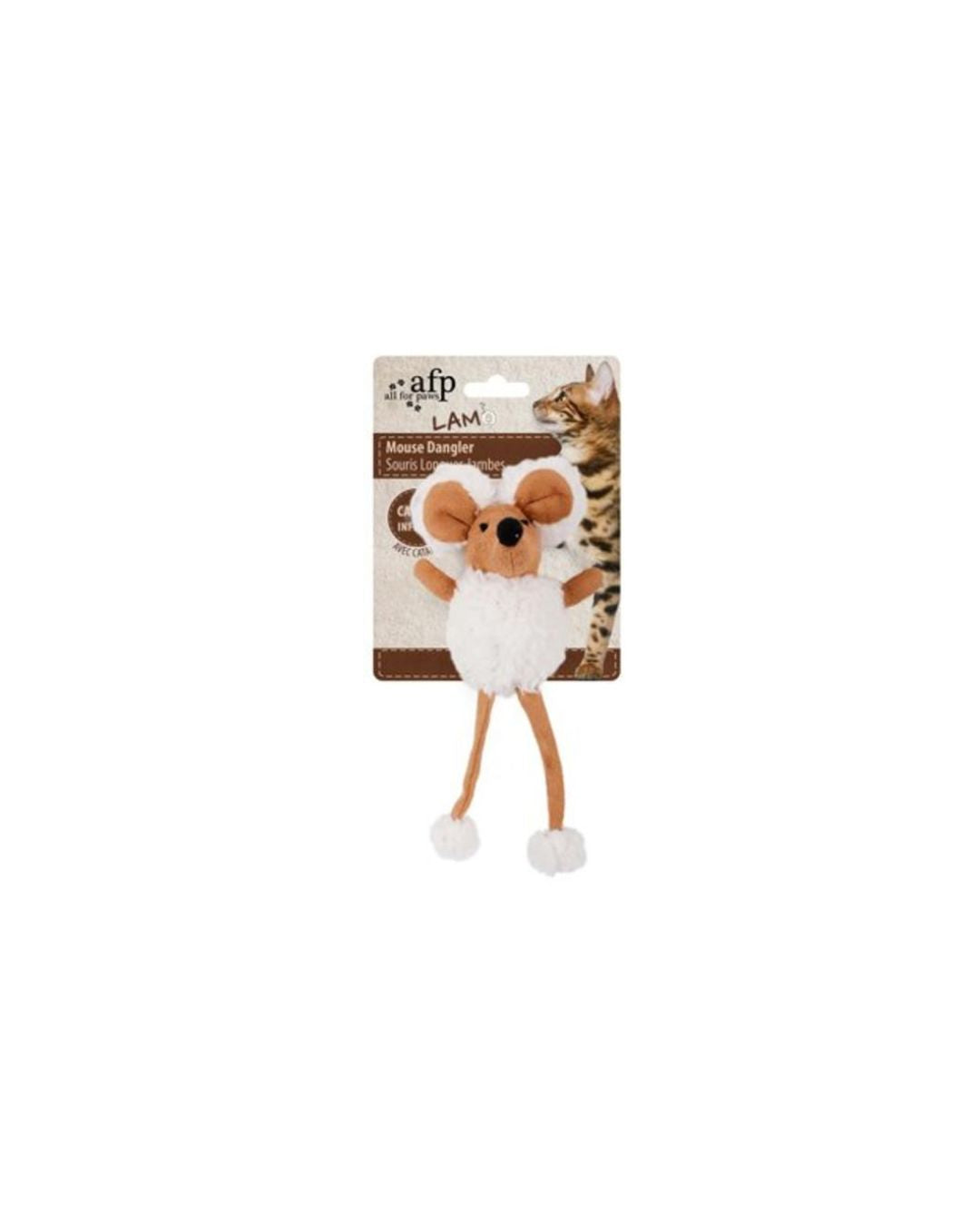 Muis lamswol lange pootjes