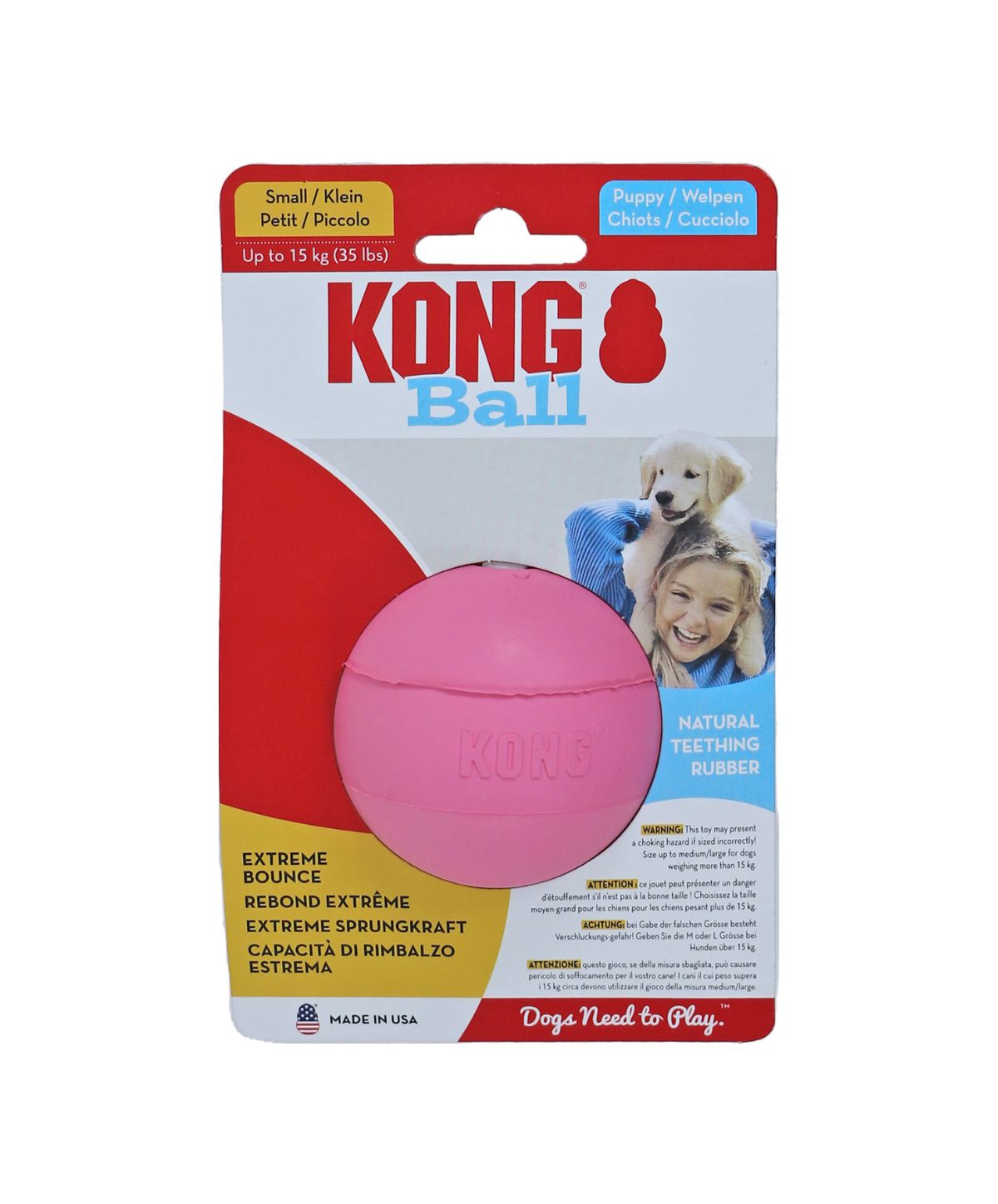Kong puppy snackbal