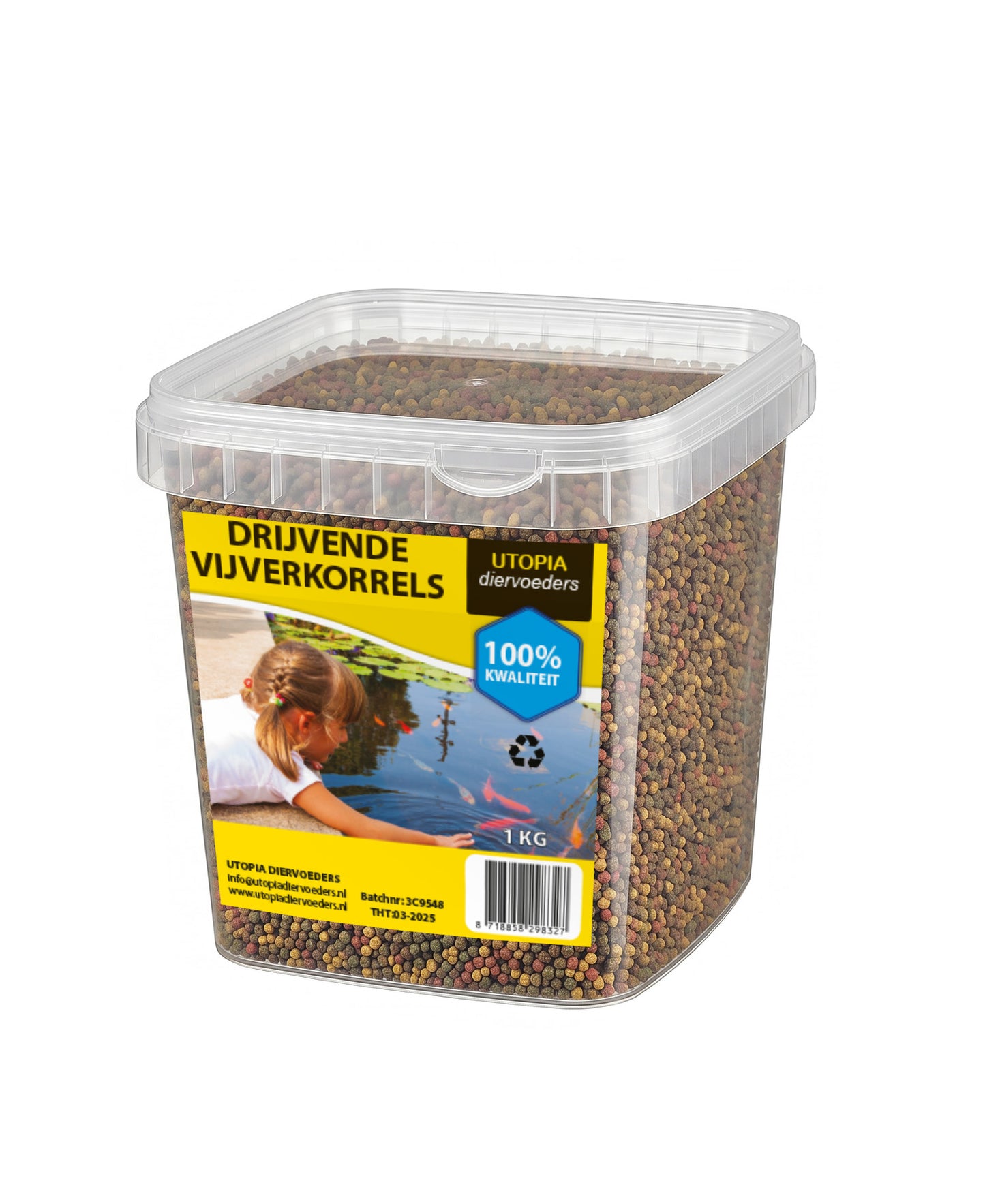 Drijvende vijverkorrel 3mm