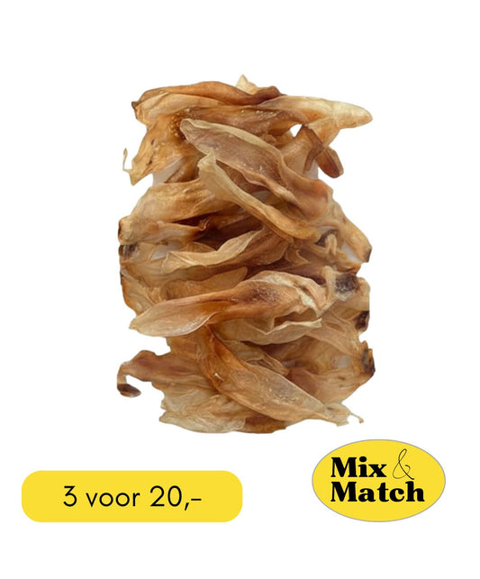 mix en match konijnenoren zonder haar 3 voor 20 euro