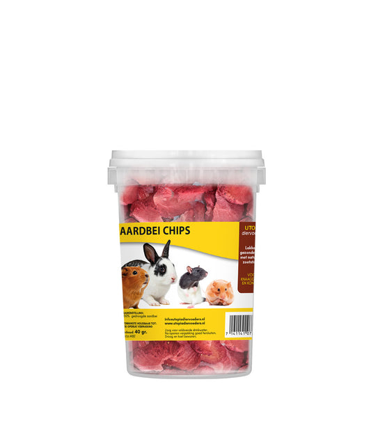 Aardbei chips