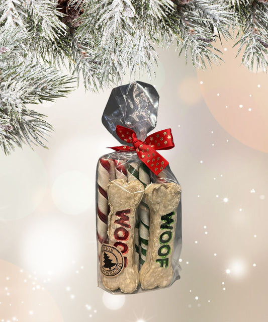 Kerstpakketje voor de hond