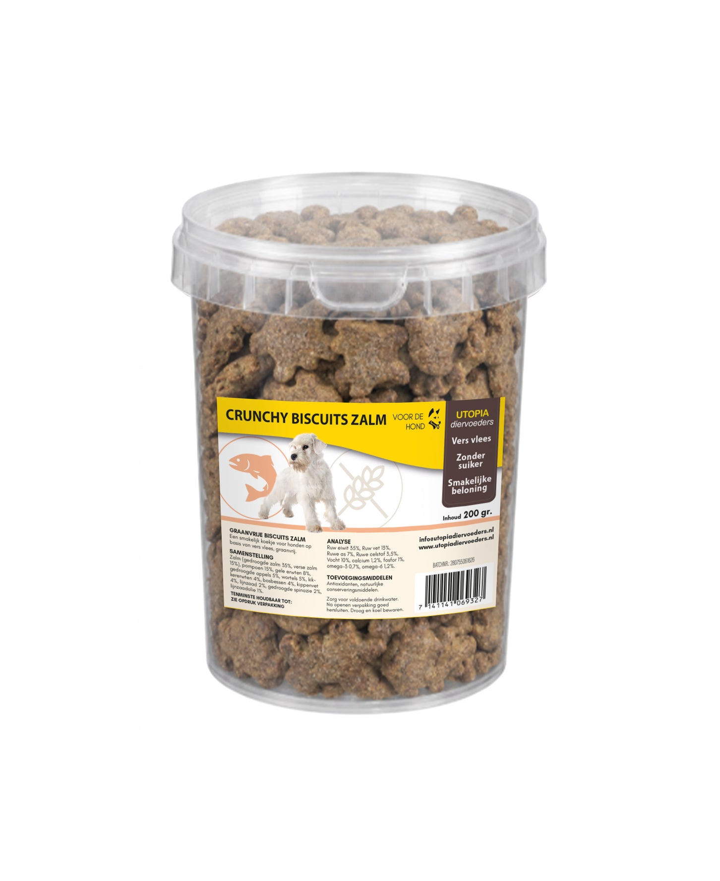 crunchy biscuits zalm graanvrij