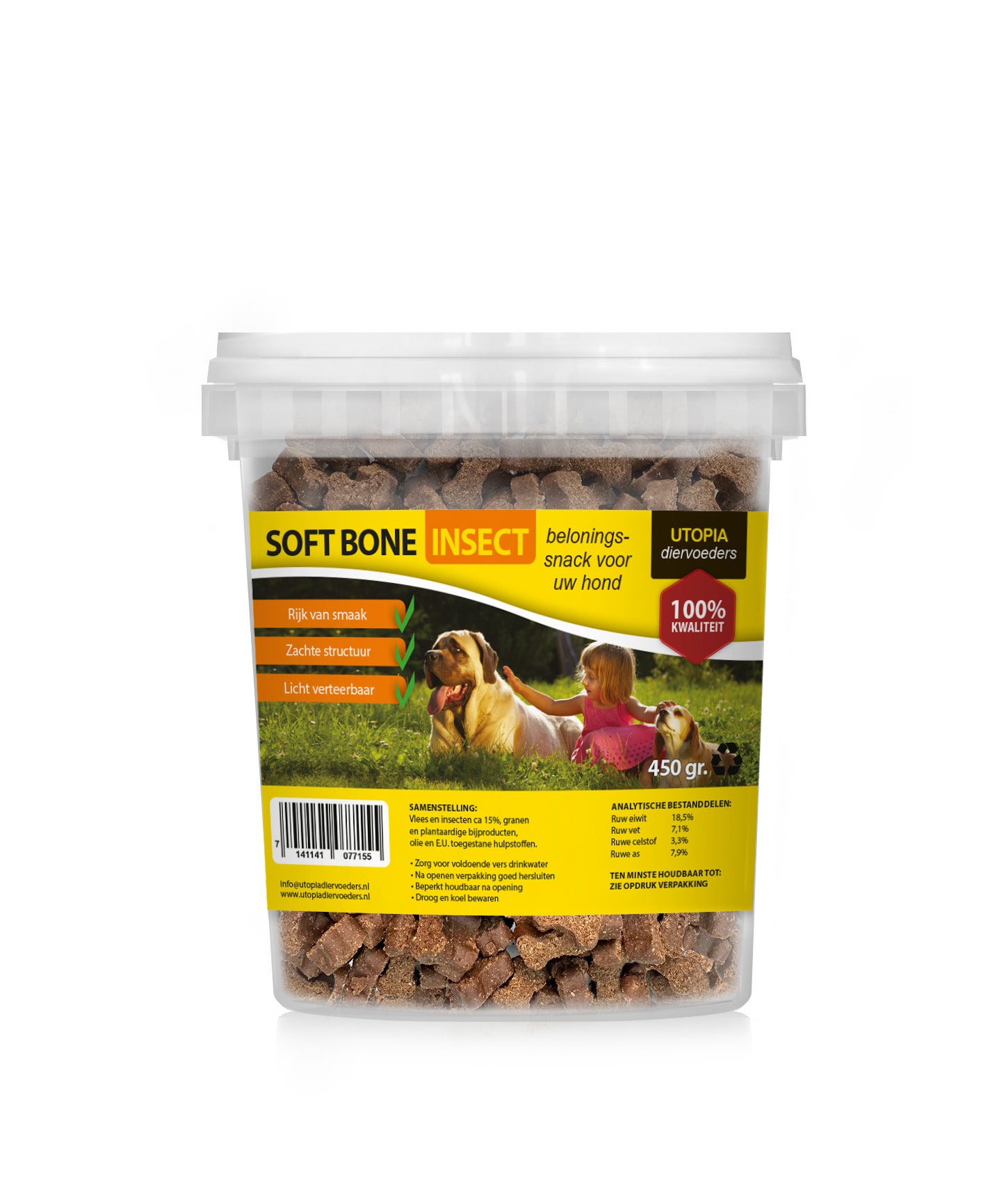 soft bone insecten , voor de hond