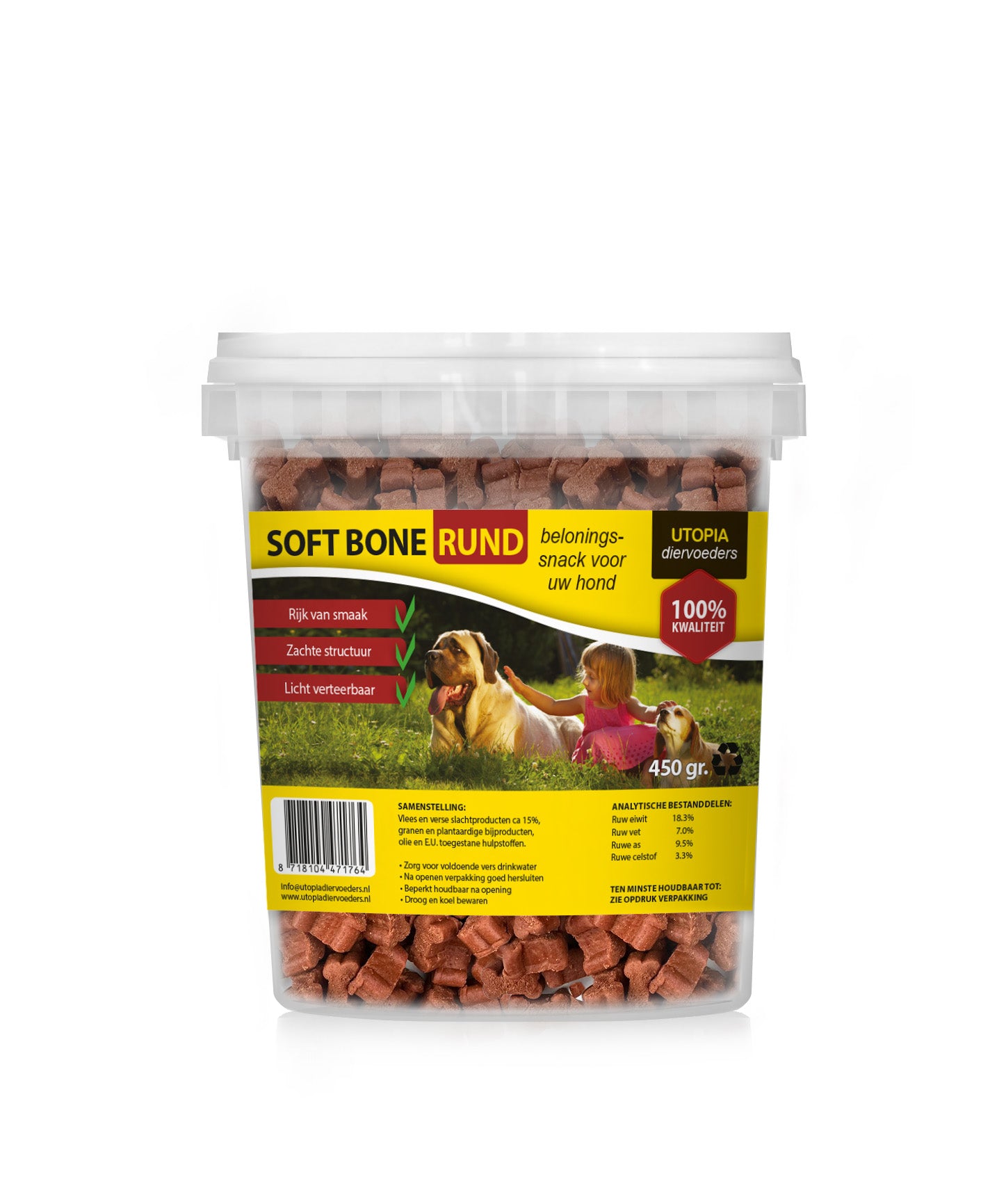 hondensnack met rundvleessmaak