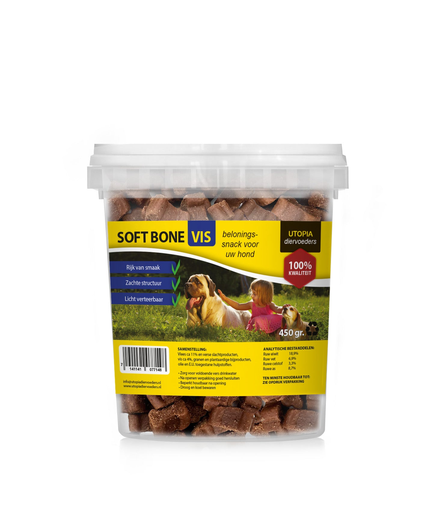 hondensnack met vis smaak