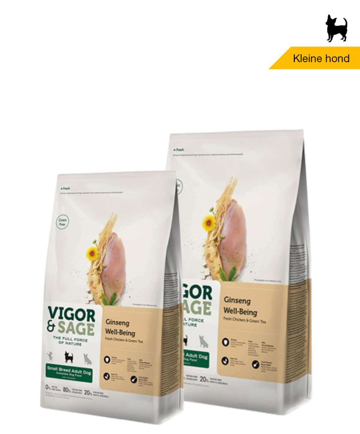 Vigor & Sage Ginseng Well Being - Small breed adult