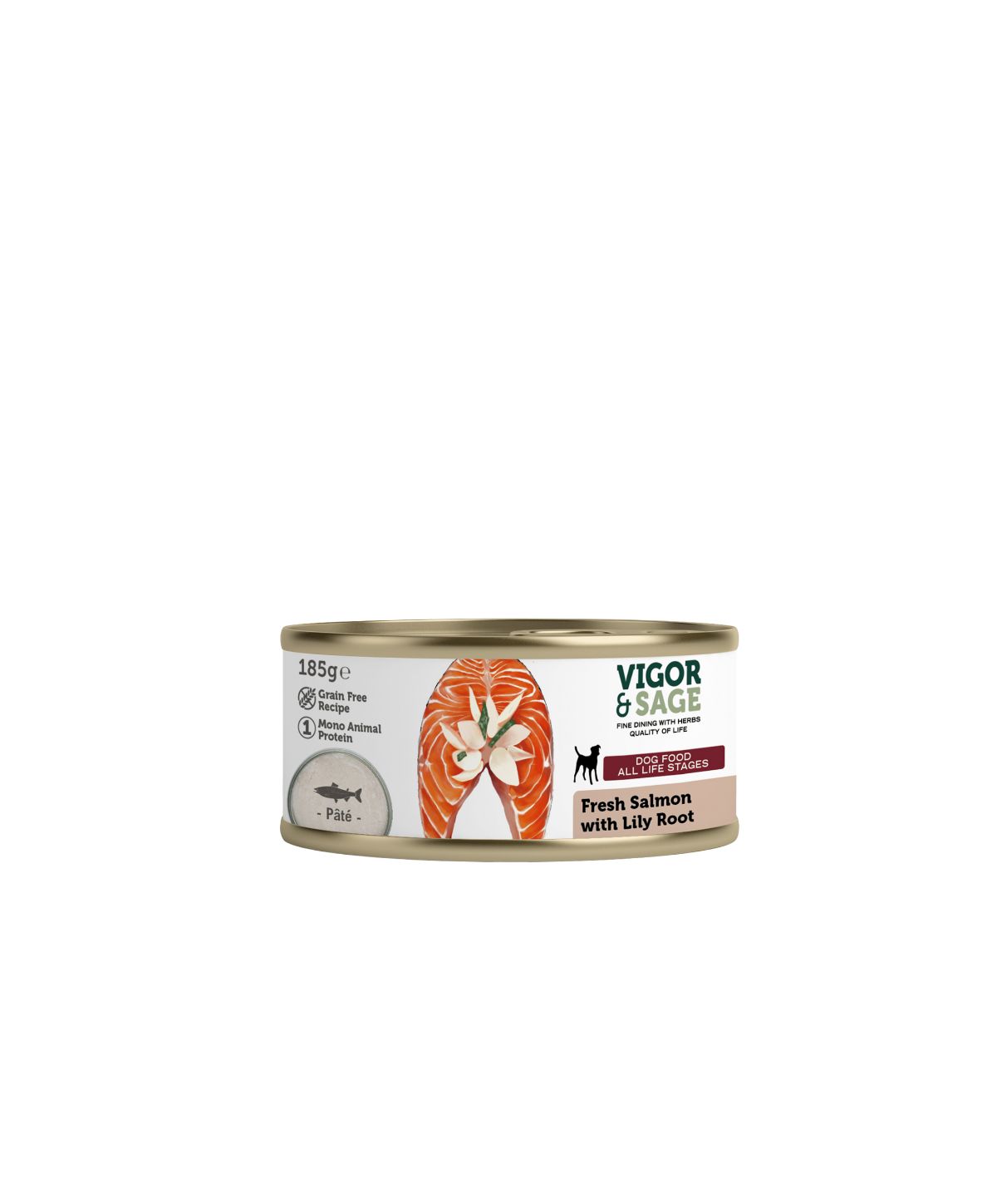 Vigor & Sage Fresh salmon with Lilly Root