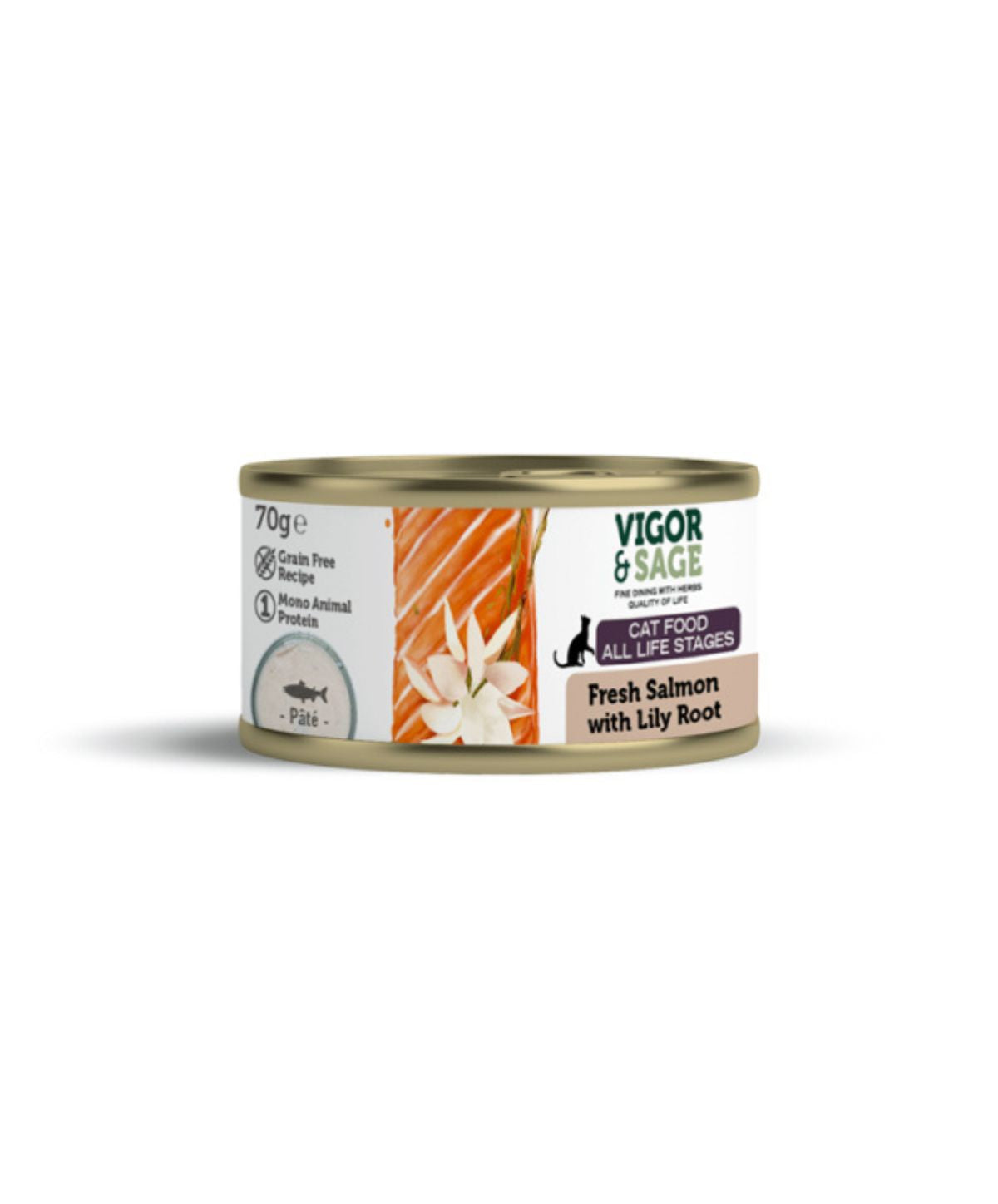 Vigor & Sage Fresh Salmon with Lilly Root